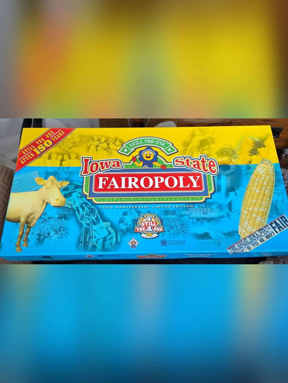 Rare HTF 2004 Iowa State Fairopoly Board Game 150th Anniversary One Of 150 Made